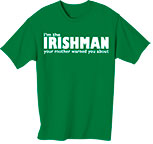IrishWoman Warned T-Shirt