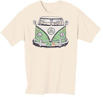 Celtic VW Bus Natural Tee